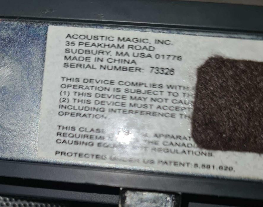 Voice Tracker II Array de microfones