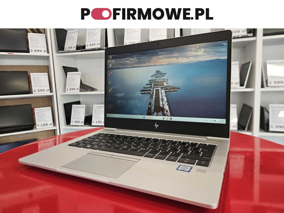 Laptop HP EliteBook 830 G5 13" Intel i5-8350U 16GB RAM 256GB SSD IPS FullHD Windows 11 Pro Faktura 23% Vat Gwarancja 12 Miesięcy PoFirmowe.pl