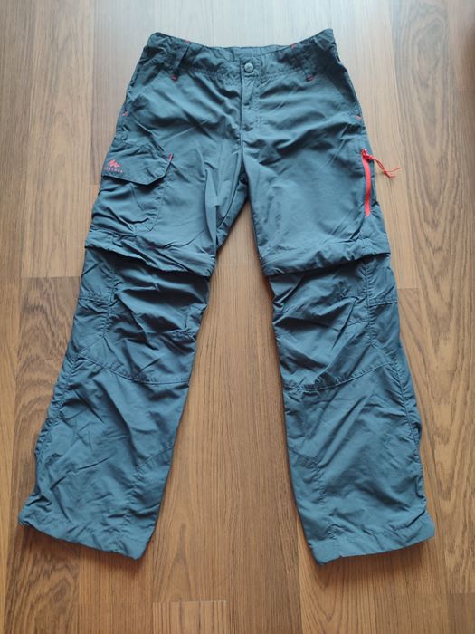 Spodnie trekkingowe chłopięce Quechua 2w1 10- 11 lat