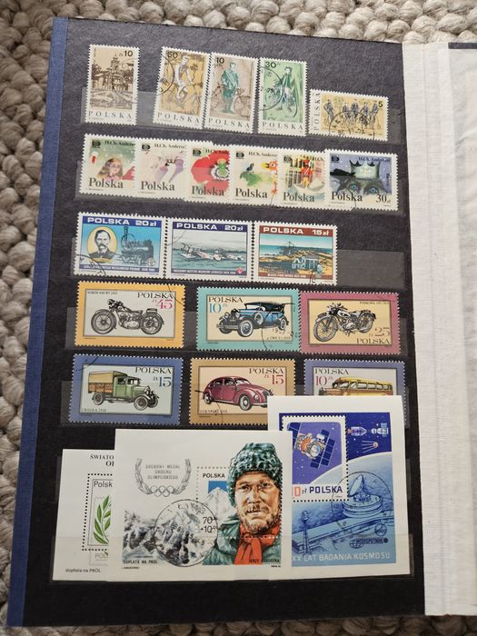 Polskie znaczki pocztowe - klaser