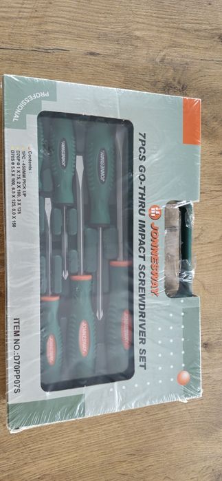 Zestaw wkrętaków ślusarskich do pobijania 7szt. Jonnesway D70PP07S