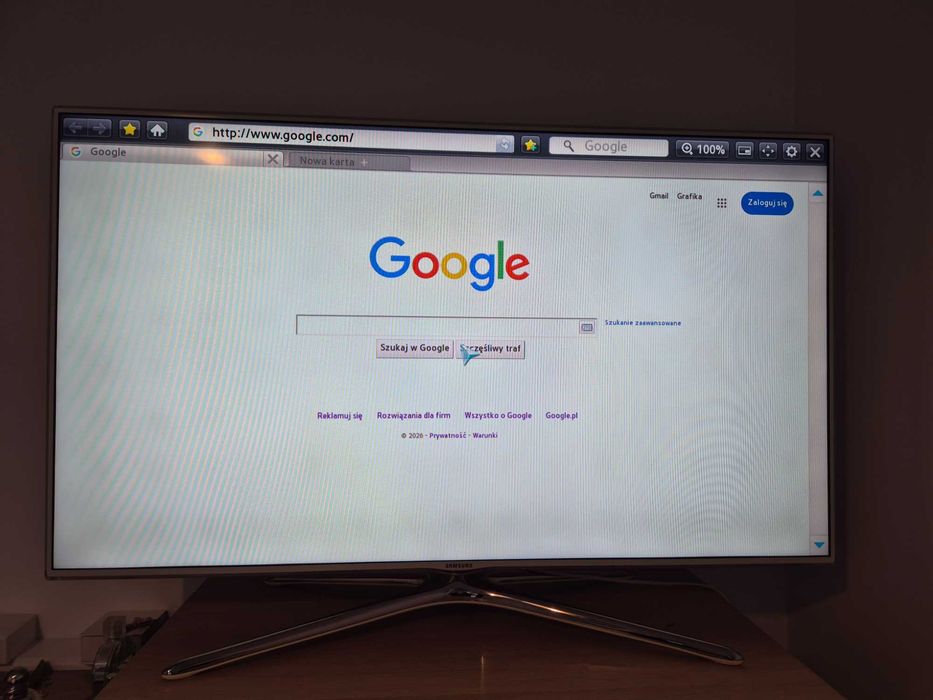 Telewizor Samsung 46" Full HD Smart TV (UE46F6510SS) – Biała ramka, bardzo dobry stan!
