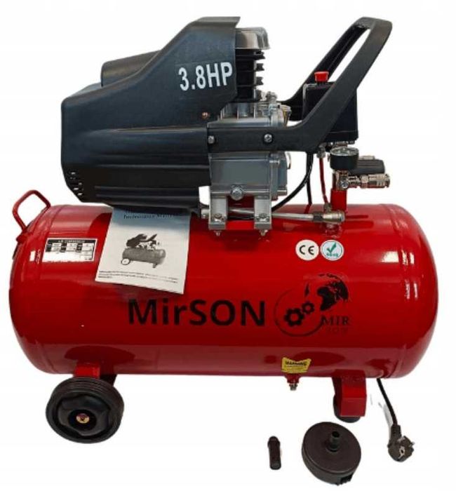 Kompresor olejowy 60L MIRSON MS-0081 – Sprężarka powietrza 8 bar