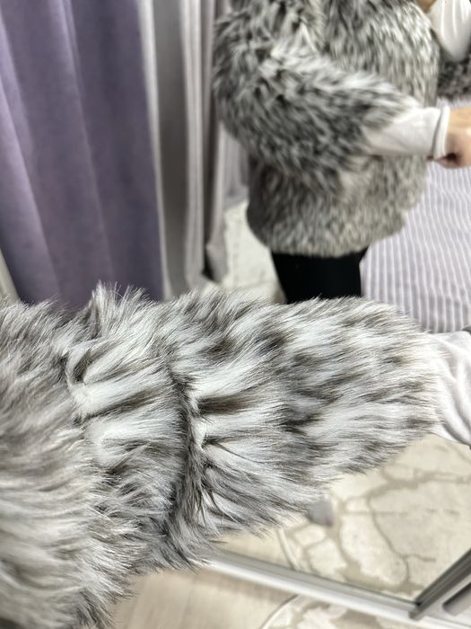 Еко шуба лама S/M автоледі