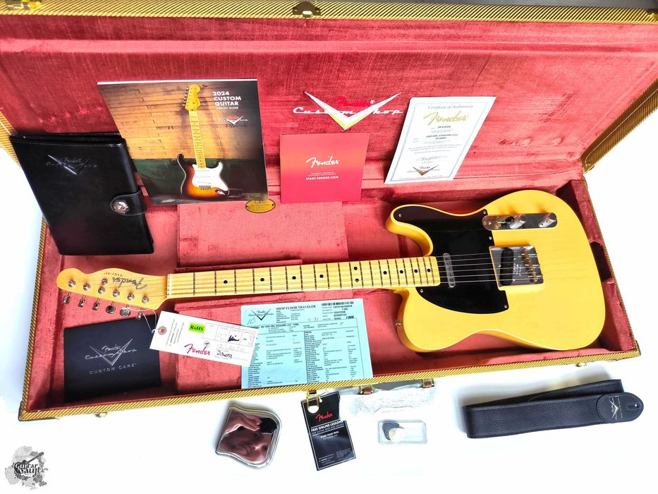 Fender® Custom Shop '50 Double Esquire® LCC '2024 Nocaster Blonde