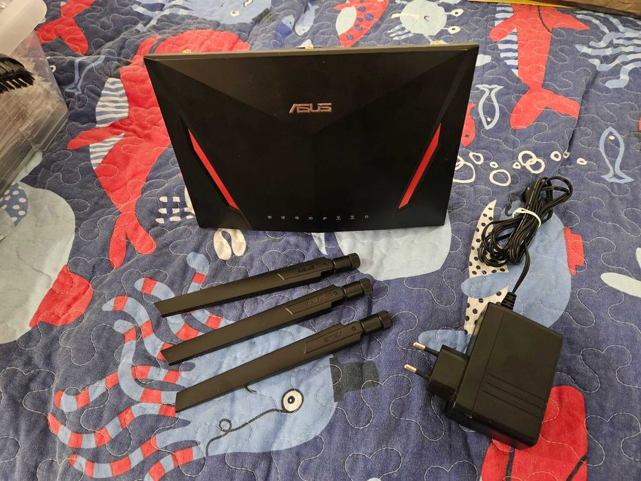 Kit Wi-Fi Mesh ASUS (RT-AC86U + RT-AC68U) – Cobertura Total
