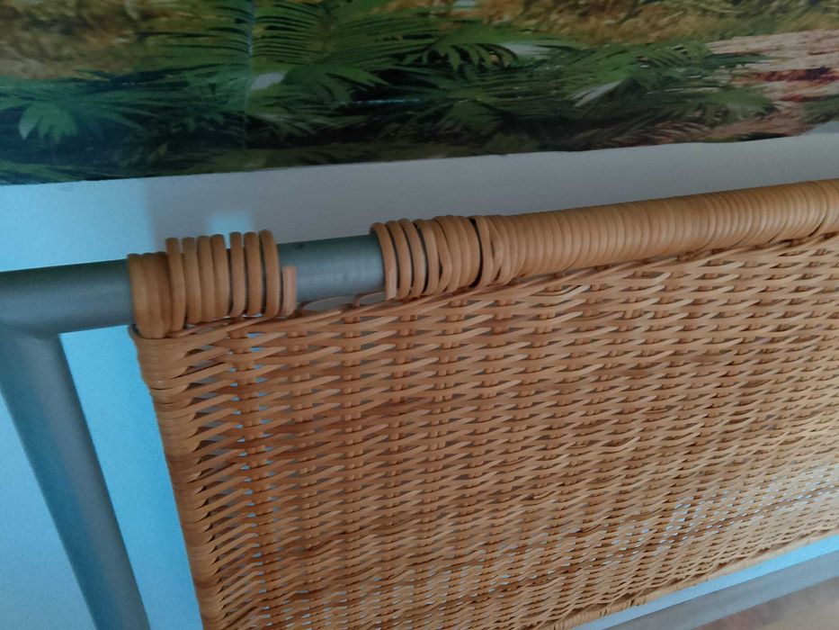 Łóżko Yjsk 140x200 ratan
