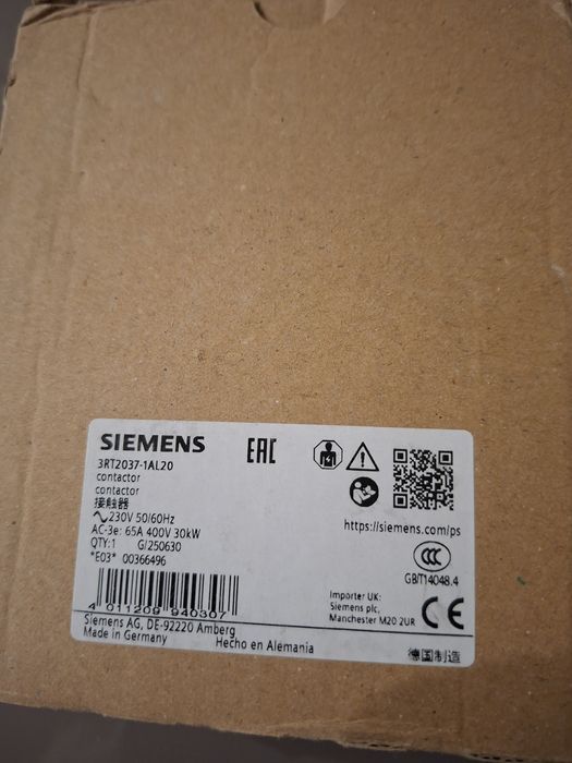 Stycznik siemens 30kW