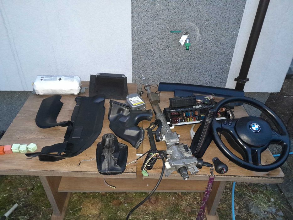 JESZCZE TANIEJ! Wszystkie części BMW E46 N42B18 wnętrze,silnik,buda