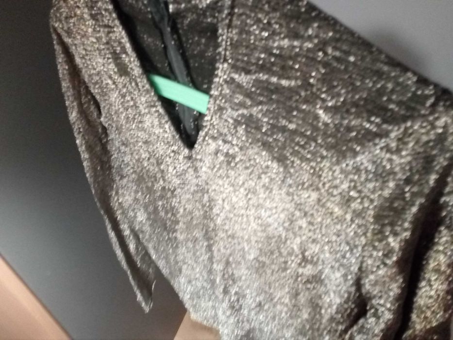 brokatowa bluzka długi rękaw