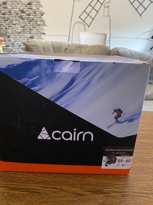 Шлем Cairn Electron Visor Photochromic II, mat black, 59-60