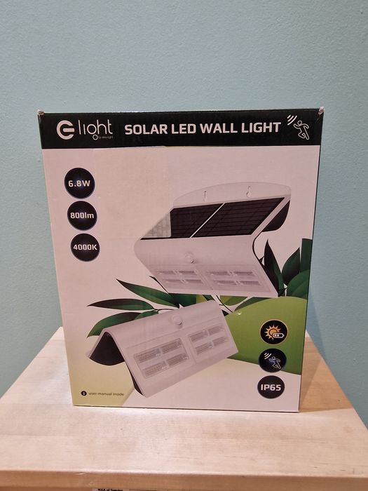 Lampa solarna led wall light