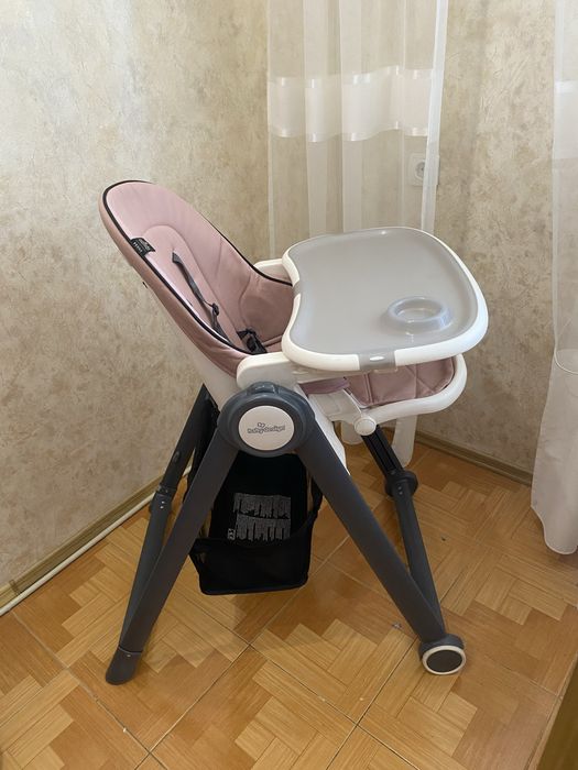 Стільчик для годування Baby Design | регулювання висоти | 5-точковий ремінь
