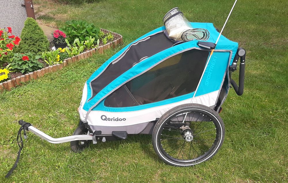 Qeridoo sportex 1 plus zaczepy do roweru.