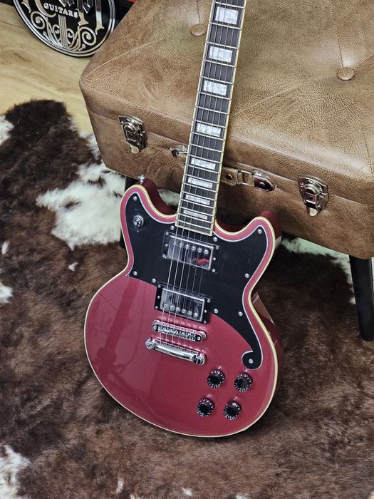 D'Angelico Premier Brighton Oxblood gitara elektryczna double cut