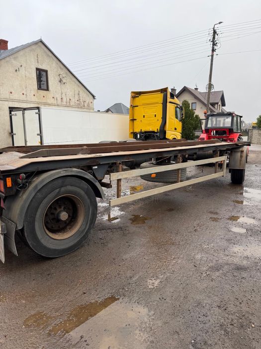 Przyczepa rama platforma do bel slomy siana