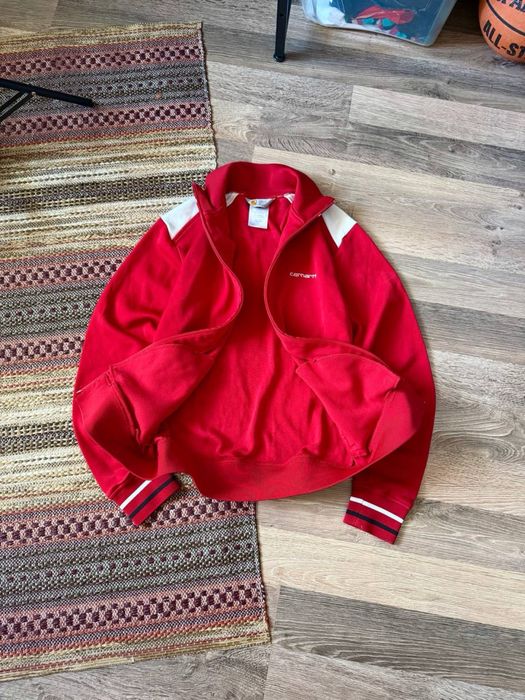 Carhartt red zip