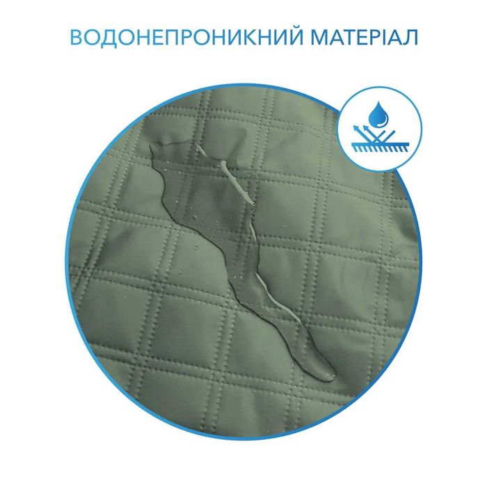 Матрац Топер Водонепроникний пайка Oxford 7 см Ватний 12 см  На Диван