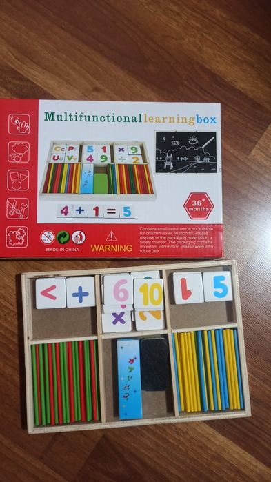 Дерев'яна іграшка Математика Multifunctional learning box