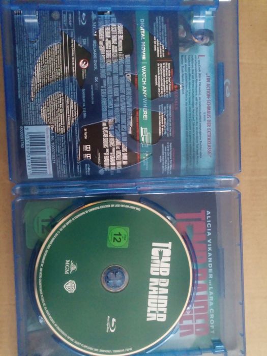 Tomb Raider Blu-ray 2018 Alicia Vikander wydanie niemieckie