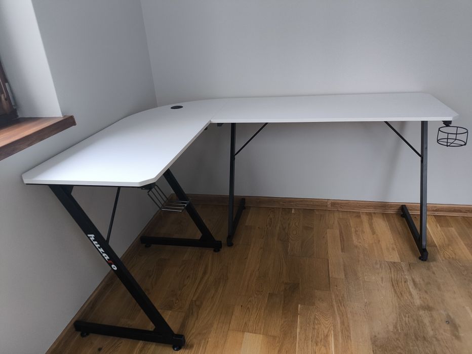 Biurko narożne białe