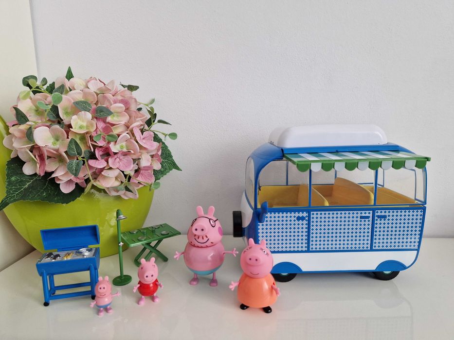 Świnka peppa wakacyjny kamper figurki