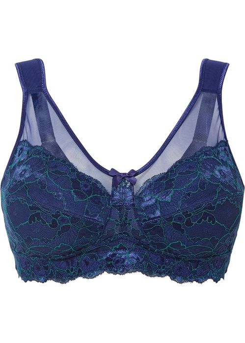 B.P.C biustonosz miękki bez fiszbin z koronką ^100F