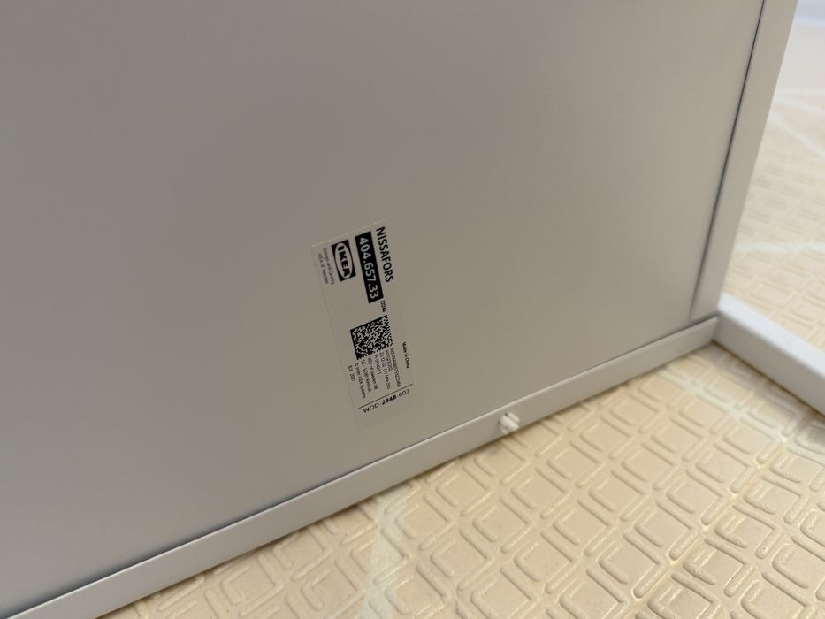 Ikea Nissafors wózek uniwersalny regał na kółkach kosmetyczny biały