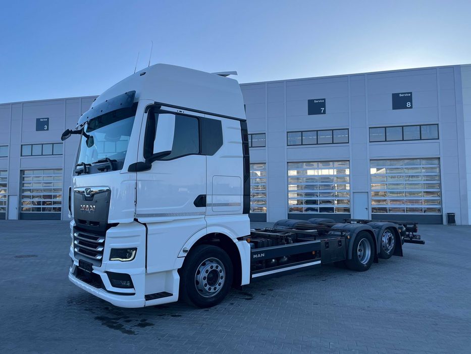 MAN TGX 26.510 6X2-2 LL CH шасі БДФ (BDF) 2022 Контейнеровіз