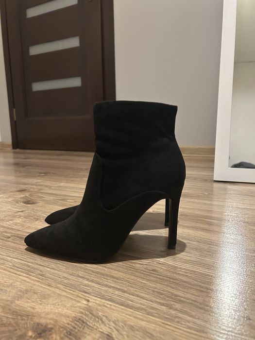 Botki damskie czarne