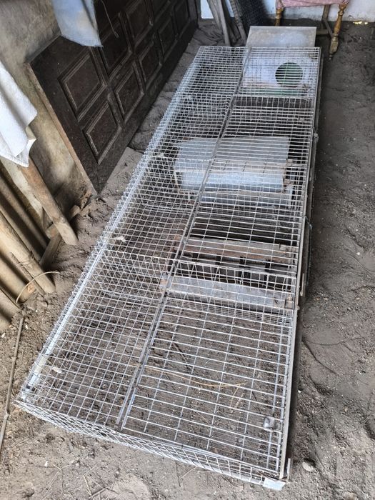 Jaula para coelhos 4 divisões