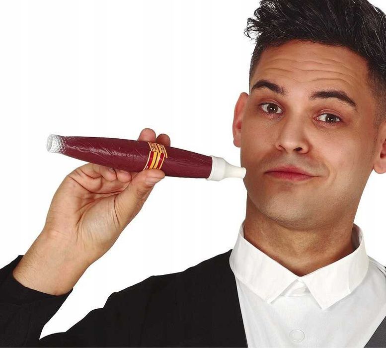 Zestaw Gangstera Lata 20 Kapelusz Szelki Cygaro