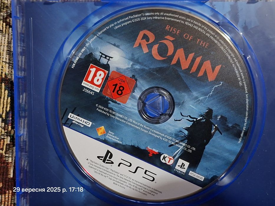 Rise of the ronin Ps5 playstation 5 платина взята за 45 часов