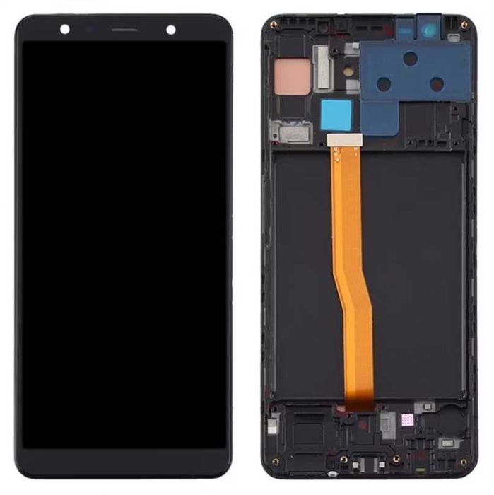 Дисплей  Samsung Galaxy A7 2018 SM-A750F модуль, екран з рамкою