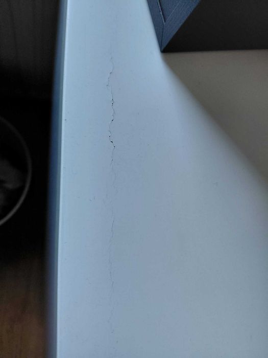 Białe łóżko młodzieżowe na antresoli + materac + krzesło