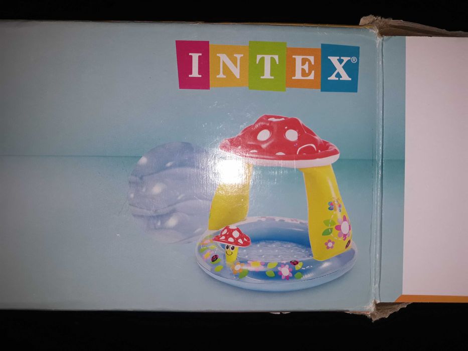 Basen dla małych dzieci muchomor.