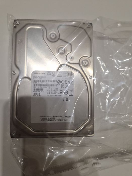 Dysk używany Toshiba 8 TB