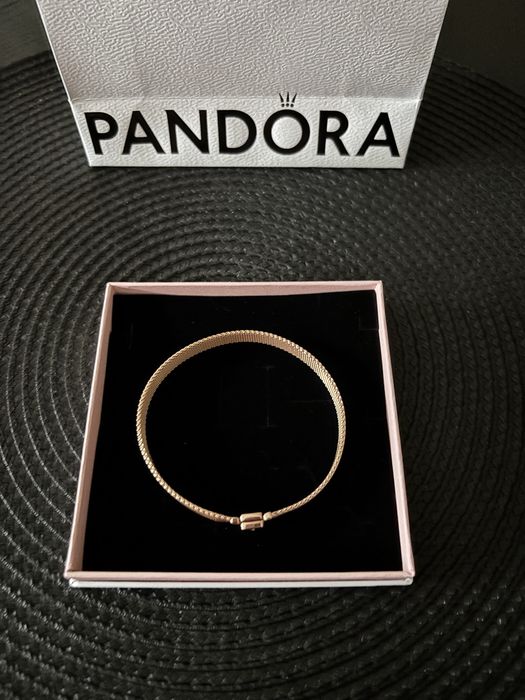 Pandora bransoletka reflexions rose gold