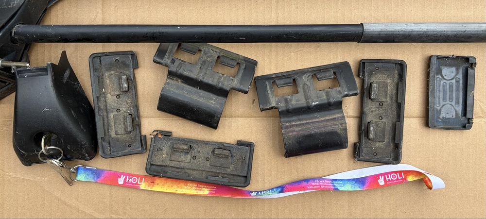 Bagażnik dachowy rowerowy Thule do VW Polo 6n 3 iii z kluczykiem i blokada