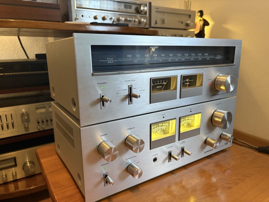 Amplificador e Rádio Pioneer SA-606 / TX-606