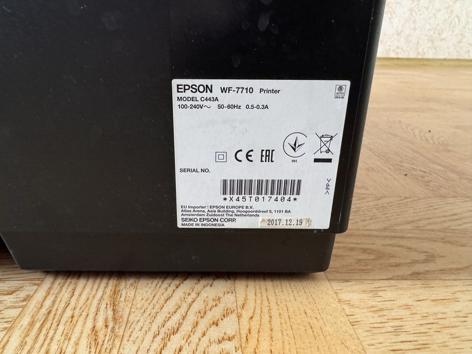 Принтер epson wf7710