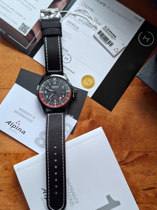 Zegarek męski Alpina Startimer Pilot GMT