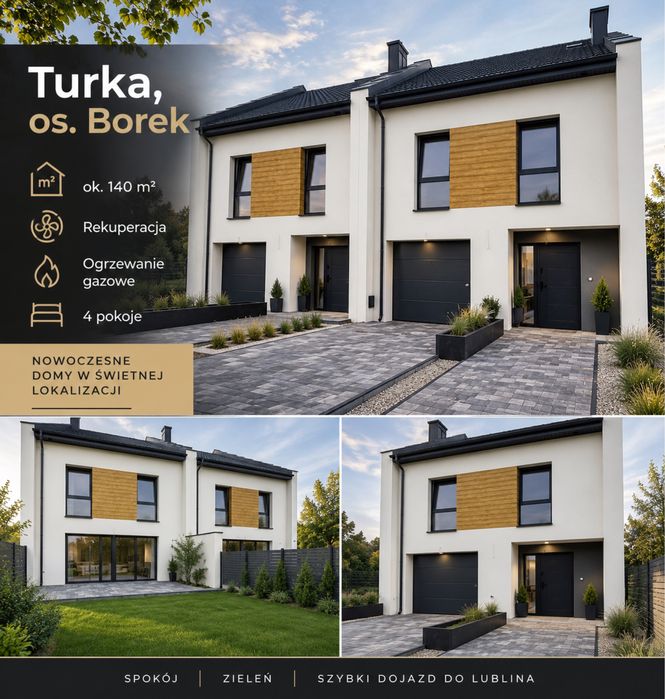 Dom, Budynek w zabudowie szeregowej Turka os. Borek