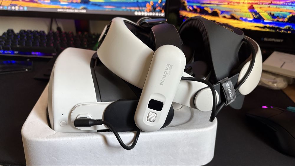Meta Quest 3S com Bobovr S3 Pro + garantia PcComponentes