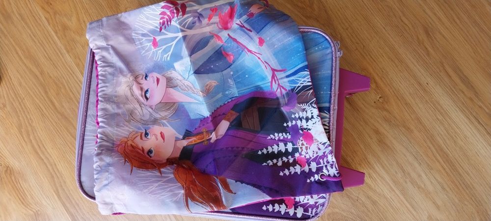 Mala de viagem de criança da Frozen + saco