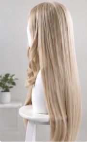 Peruka blond cosplay