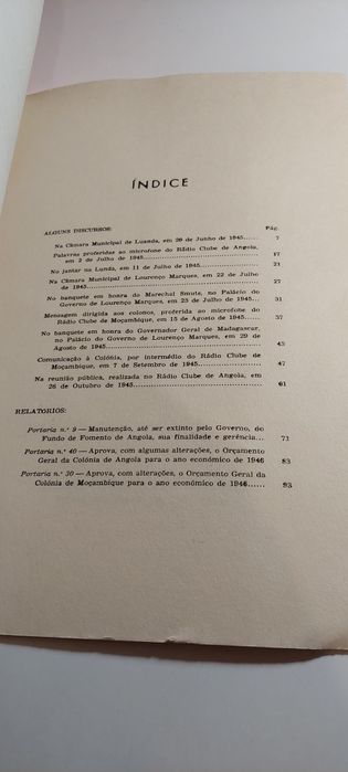 Alguns Discursos e Relatórios - Marcelo Caetano (Viagem a África)