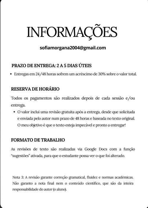 Revisão de Texto | Revisão Académica | Explicações Individuais Online