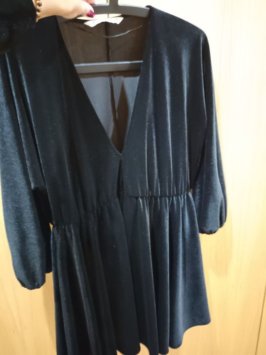 Vestido veludo zara novo