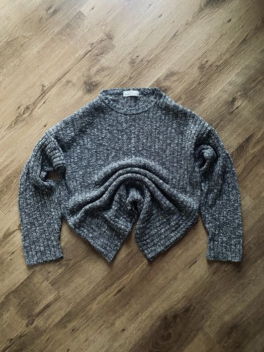 Zimowy grubszy bawełniany sweter Marks&Spencer